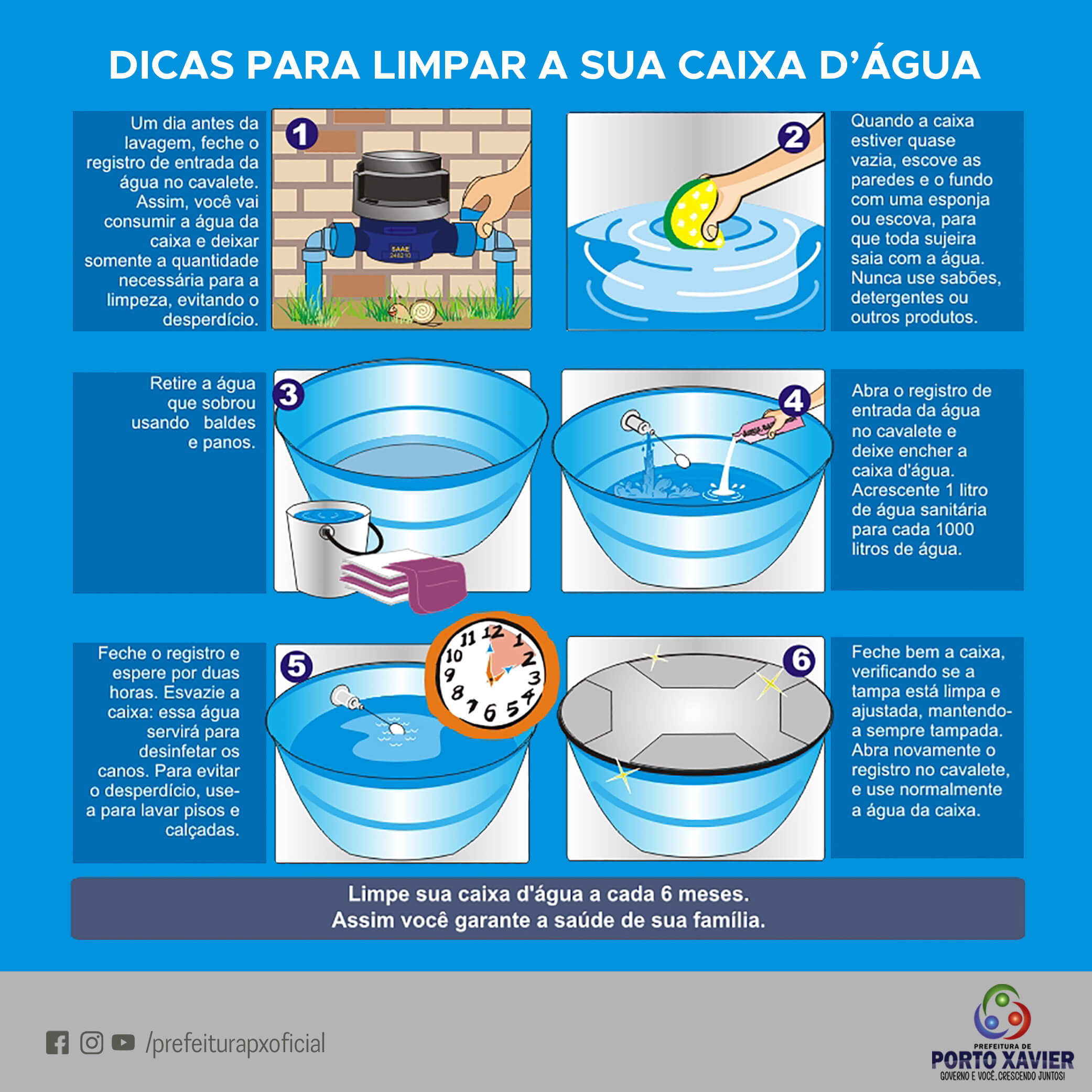 CAMPANHA PORTO XAVIER DE CAIXA LIMPA